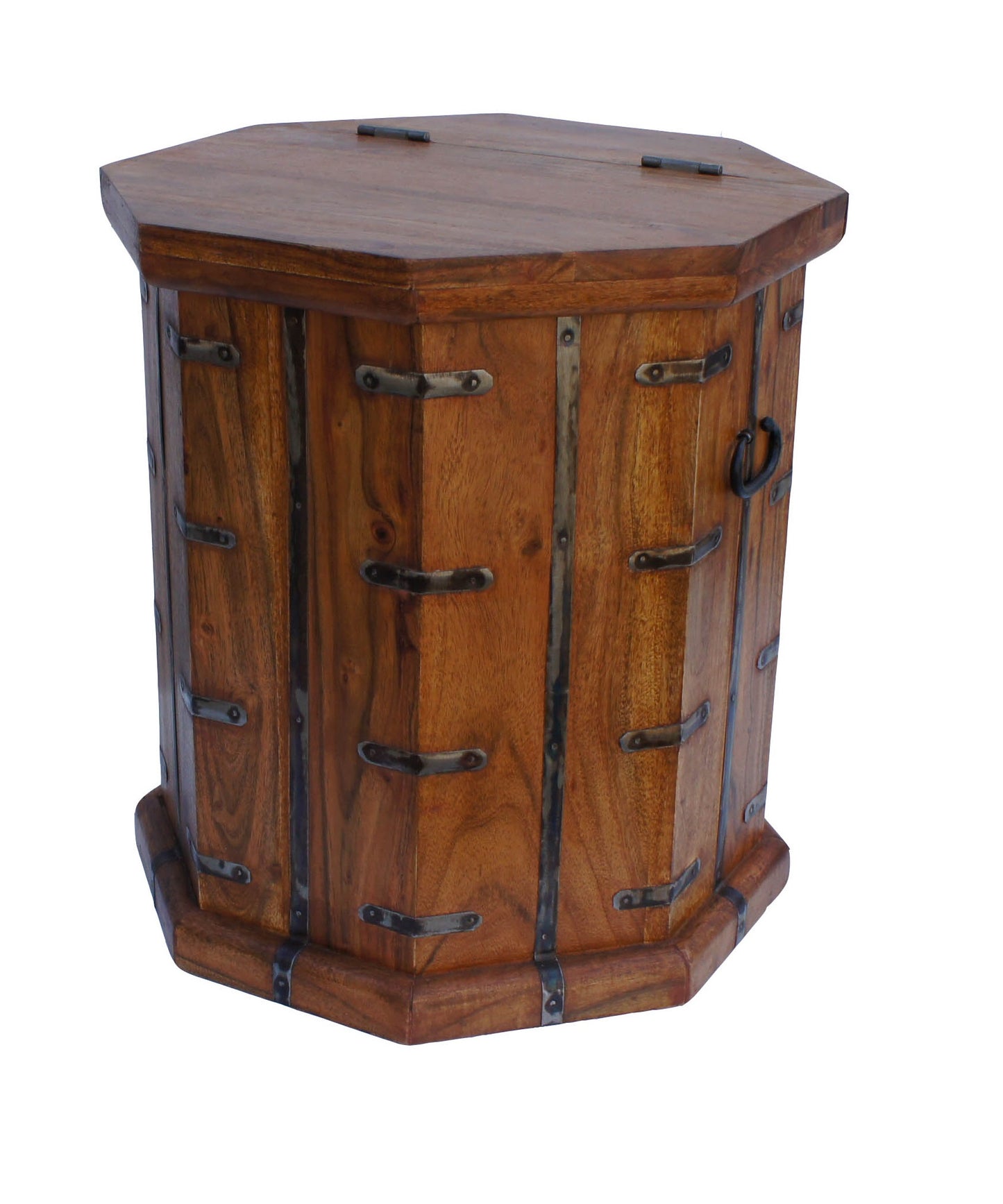 Acacia Octagonal  Chest Table