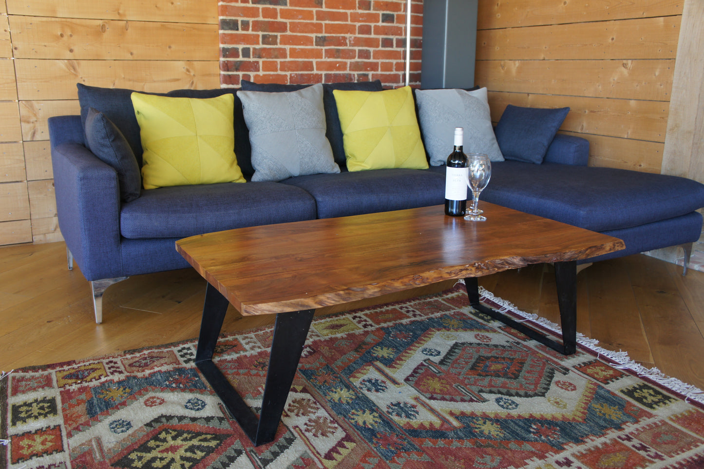 Live Edge Hardwood Acacia Coffee Table