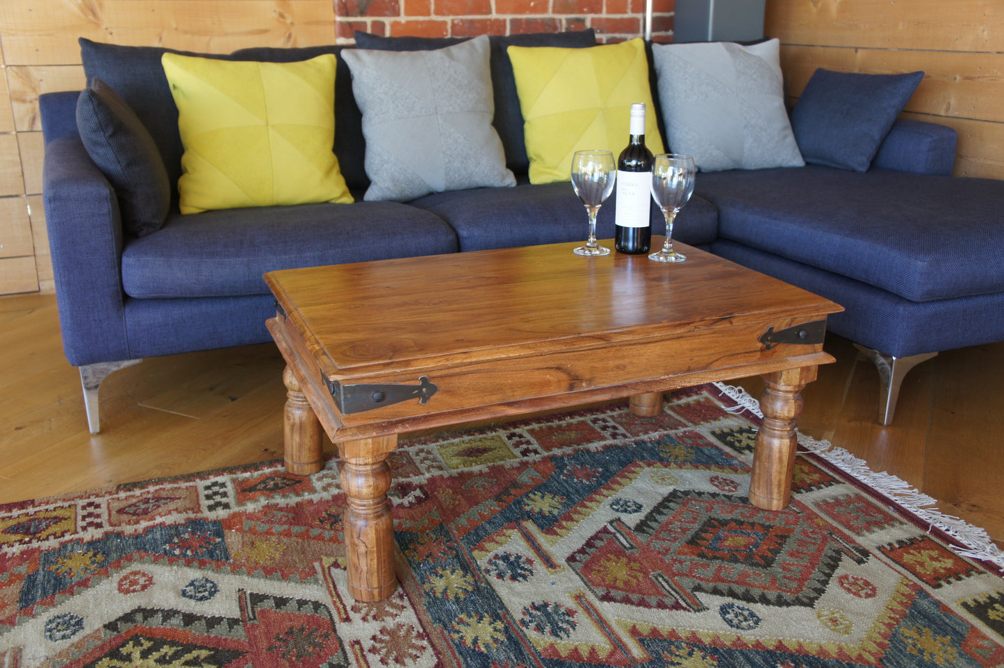 Thakat Classic Acacia Wood Coffee Table 90x60cm
