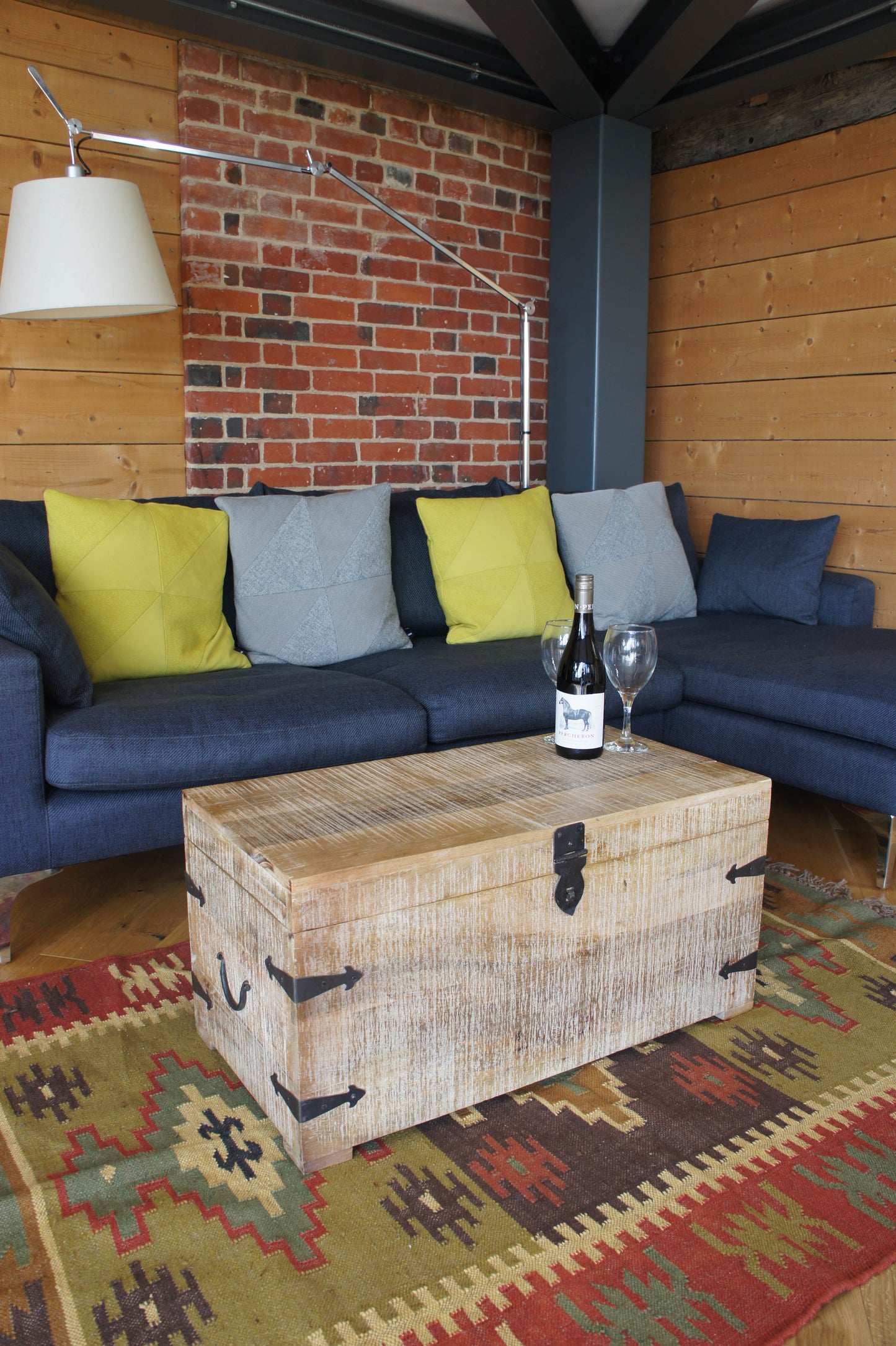 Polished Raw Mango Chest Coffee Table